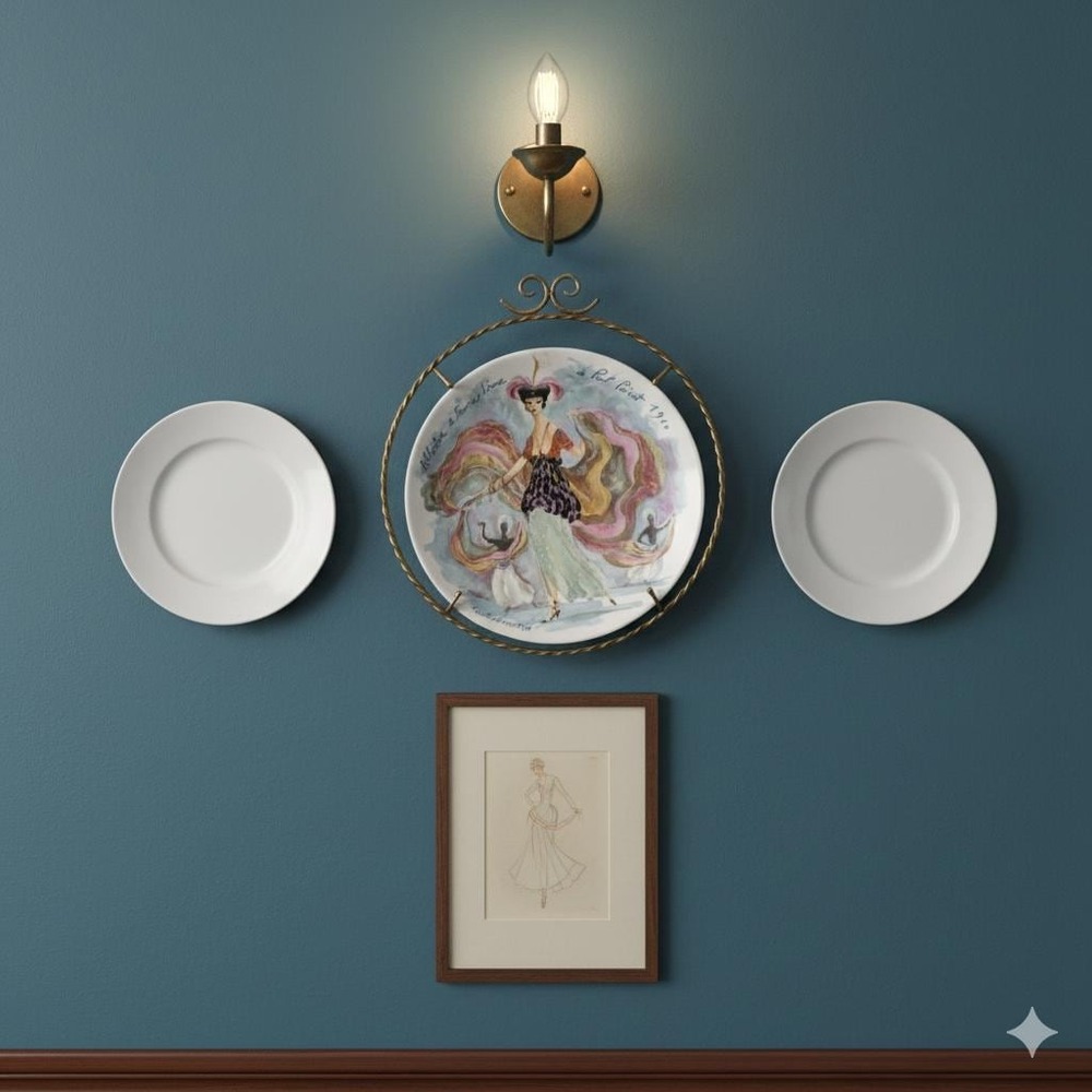Vintage 8.5" Gaveav 1976 Collector Plate Liam's De Pairet - Picture 2 of 5